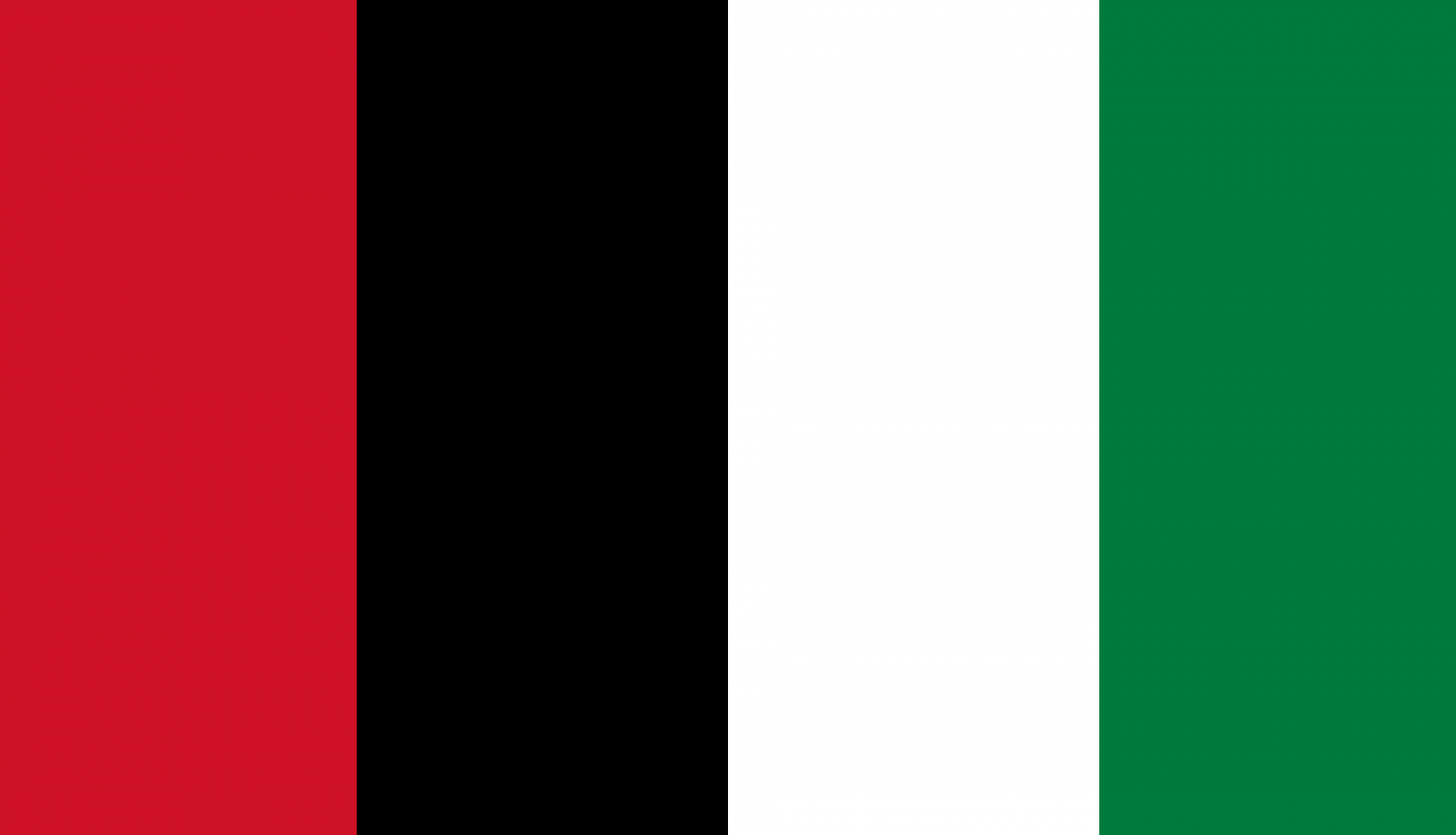 Colours of the Palestinian flag